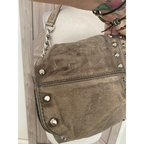 Michael Michael Kors metallic hobo embellished purse - Picture 7 of 10